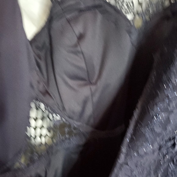 City Triangle evening gown dark blue Size Juniors 11 - Picture 15 of 16